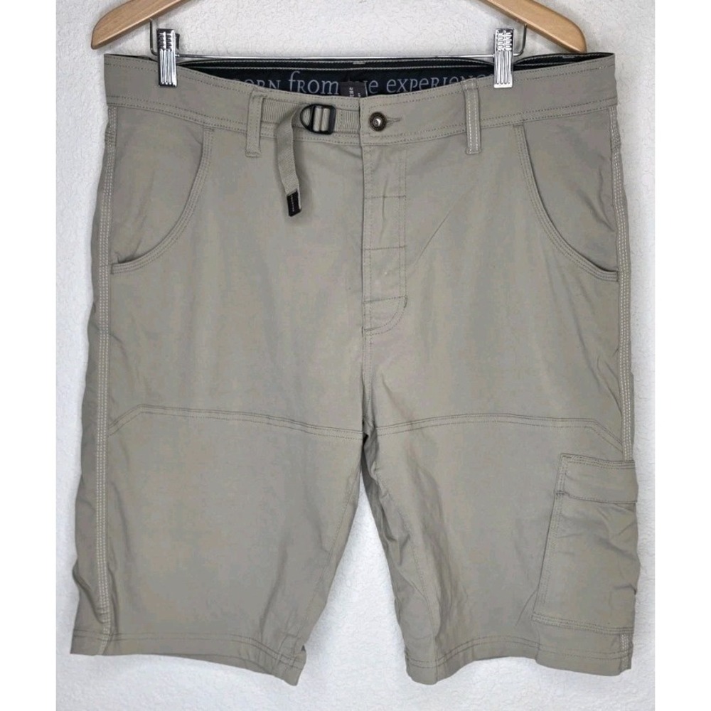 Prana Shorts Men 36 Zion Chino Golf Lightweight Active Athletic Casual Outdoor